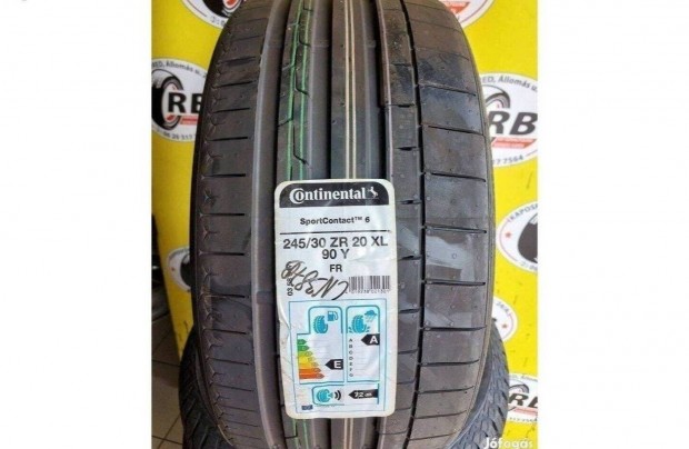 1db 245/30 r20 Continental Sportcontact6,,Évjárat 2020 50 000 Ft