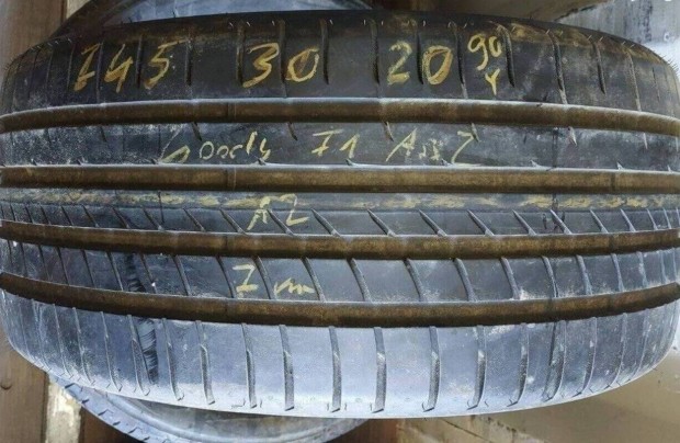 1db 245/30 r20 Goodyear F1 nyri 2012 7mm 10 000 Ft