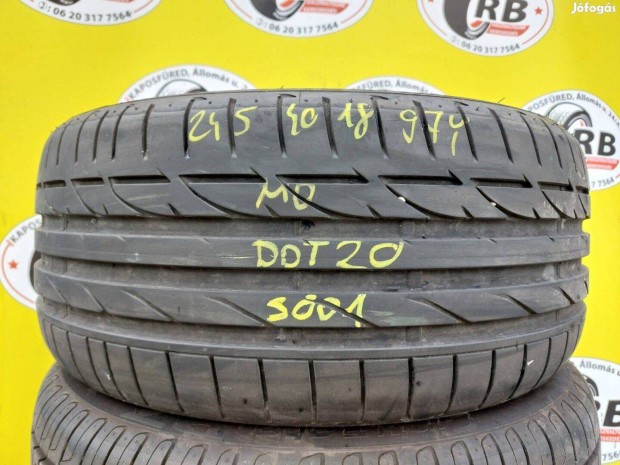 1db 245/40 r18 Bridgestone MO S001,,Évjárat:2020 22 000 Ft