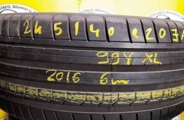 1db 245/40 r20 Dunlop 2016 6mm 20000 FT