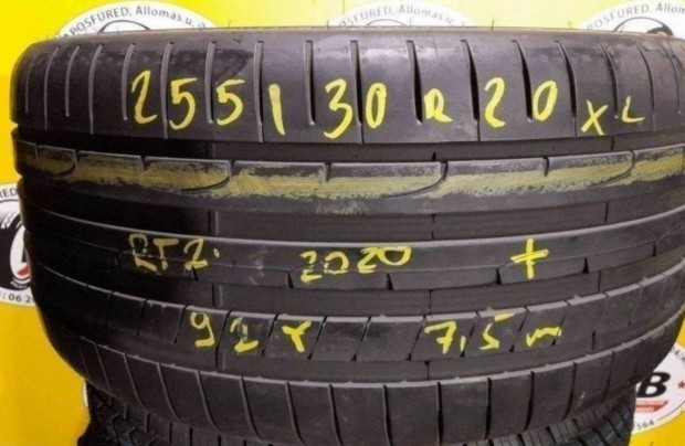 1db 255/30 r20 92Y Dunlop Sportmaxx RT,Évjárat2020,,7mm 25000 FT