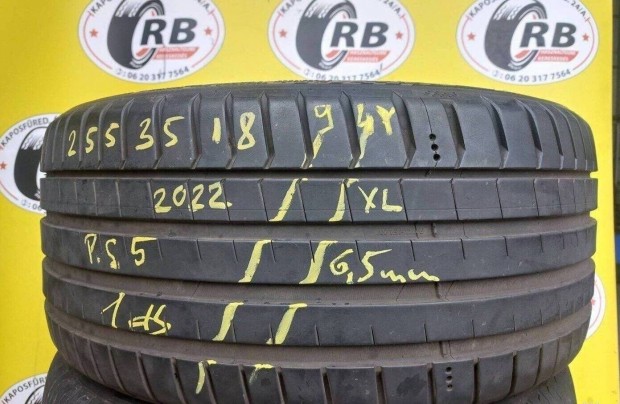 1db 255/35 r18 Michelin nyri 2022 6.5mm 35 000 Ft