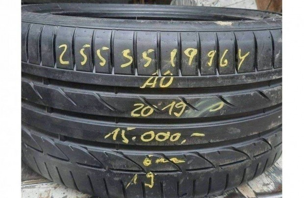 1db 255/35 r19 Bridgestone 2019 6mm 25 000 Ft