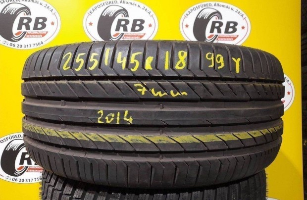 1db 255/45 r18 Continental 2014 7mm 22 500 Ft