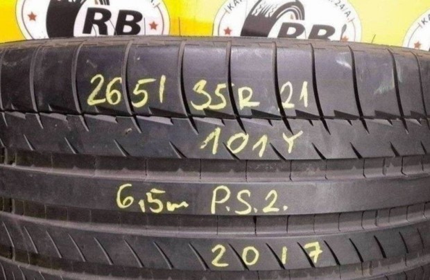 1db 265/35 r21 Michelin Pilotsport2(NO)2017 6.5mm 40000ft