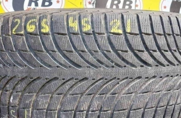 1db 265/45 r21 Michelin Lattitude Alpin tli gumi 2018 5mm 15 000 Ft