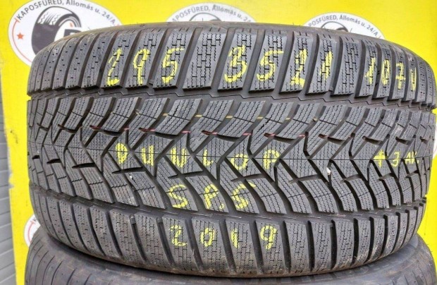 1db 295/35 r21 Dunlop téli 2019 7,5 mm 35000 Ft