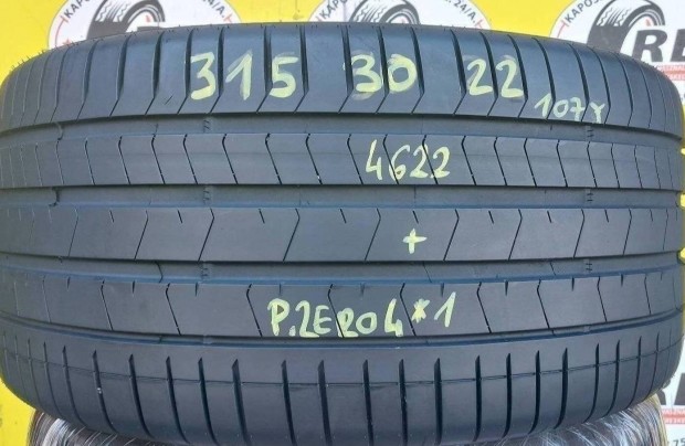 1db 315/30 r22 Pirelli nyri 2022 6mm jszer 75000 Ft