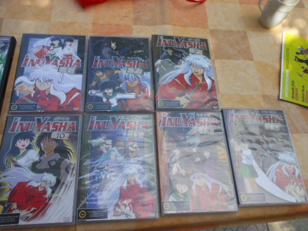 1db Inuyasha DVD 6-7-9-10 rsze ha pont ezt keresed