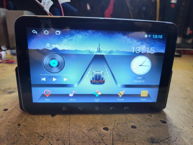 1din 7" androidos fejegysg (wifi, gps, usb, carplay)
