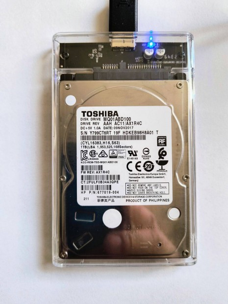 1tb + 500Gb hordozhat 2,5 hdd