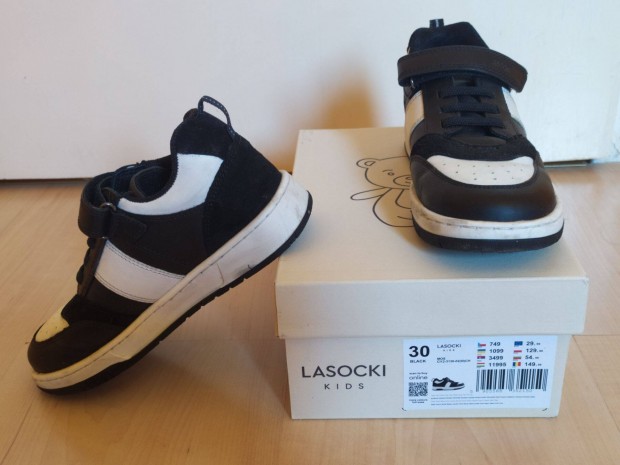 1x viselt Lasocki Kids bőr sportcipő 30-as