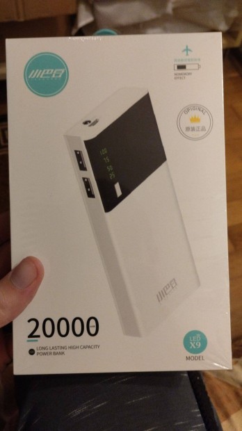 20000mAH 2 USB-s Power bank (bontatlan eredeti csomagolsban)