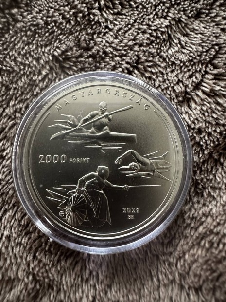 2000Ft Tokyo Nyári Olimpia Tokió 2000 Forint Érem BU 2020 UNC