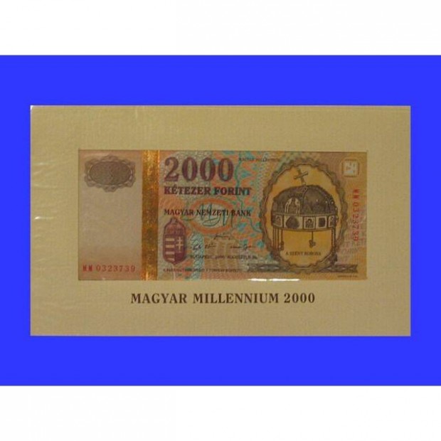 2000 Forint - Millennium - Aranyszlas Millenniumi 2000Ft UNC ()