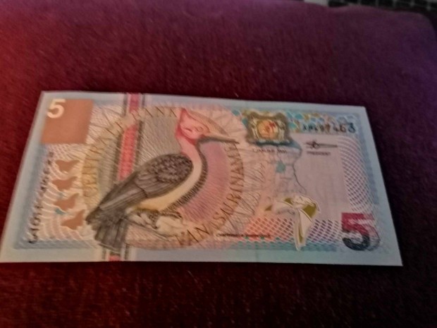 2000 / 5 Gulden UNC Suriname (MM)