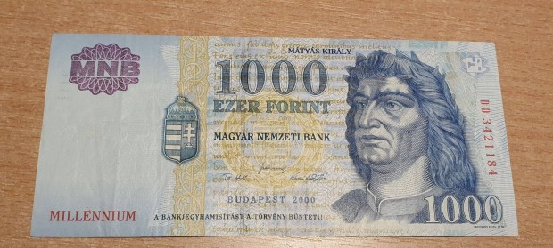 2000 - vi Millenniumi 1000- Forint . NSZ