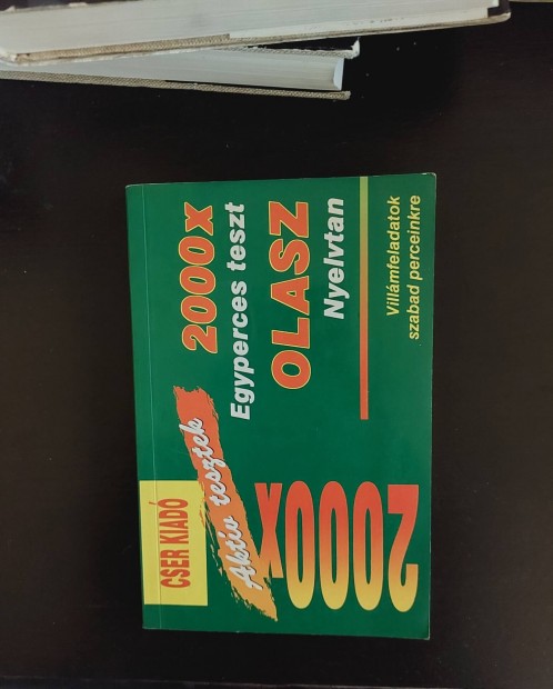 2000 egyperces teszt olaszul * olasz * nyelvknyv 