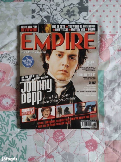 2000/janur Empire magazin, Johnny Depp