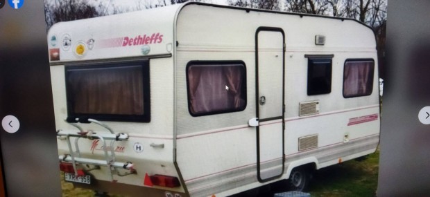 2001 Dethleffs RB5 / 4 f�s lak�kocsi 2 �v m�szakival elad�