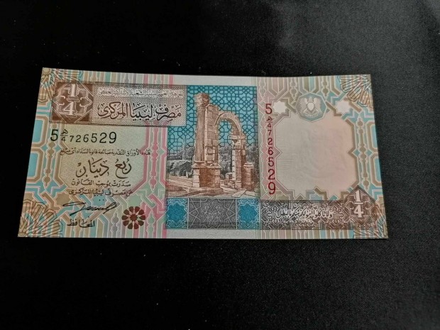 2002 / 1/4 Dinar UNC Libia