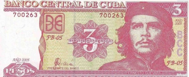 2005 / 3 Peso UNC Kuba