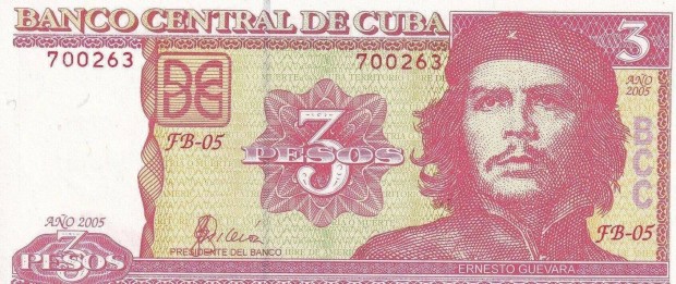 2005 / 3 Peso UNC Kuba (1)