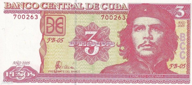 2005 / 3 Peso UNC Kuba (1)