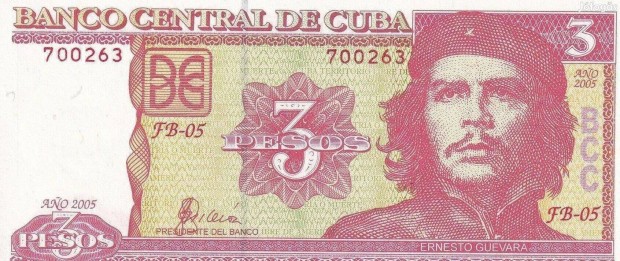 2005 / 3 Peso UNC Kuba (1)