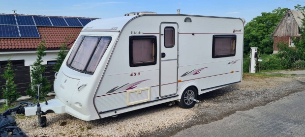2006 Elddis avante 475 lakókocsi. Magyar okmányokkal. 5 személyes