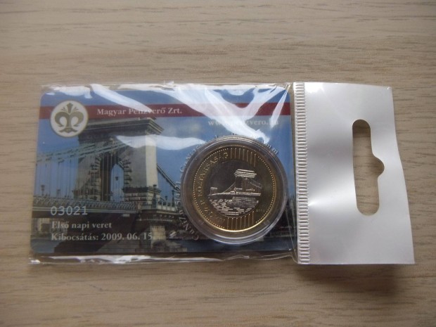 200 Forint Első - napi veret Kártyás Csomagban 2009