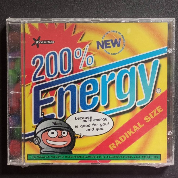 200% Energy bontatlan Electronic 1995 cd