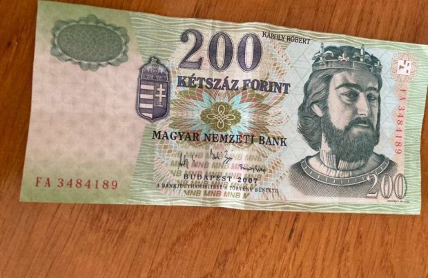 200 .- ft-os régi papirpénz