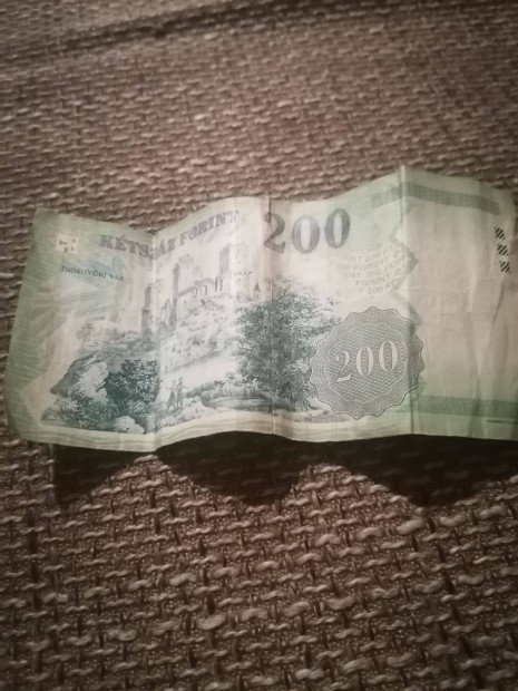 200 forintos bankjegy ritka nagy sorszmmal