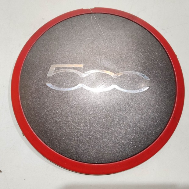 201080 Fiat 500 2007- felni közép kupak, a képen látható sérüléssel