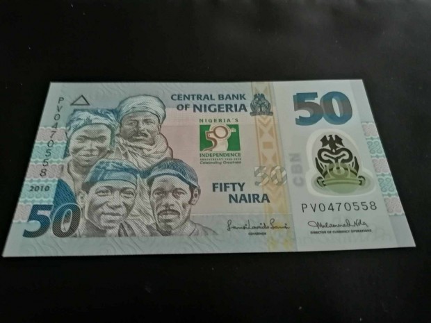 2010 / 50 Naira UNC Nigria Polymer