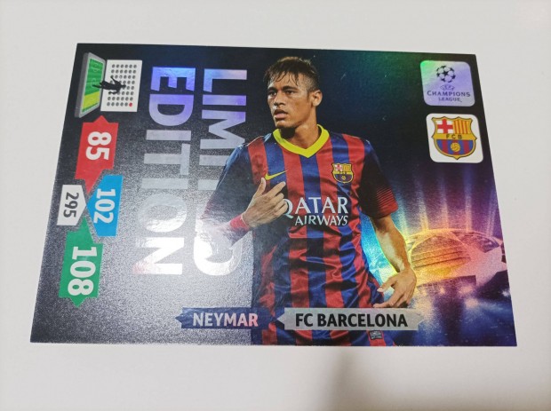 2013-14 Panini Adrenalyn XL - Limited Edition Neymar XXL focikrtya