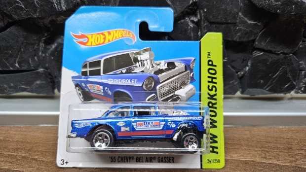 2014 Hot Wheels # Workshop # '55 Chevy Bel Air Gasser