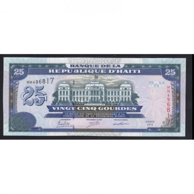 2015 / 25 Gourdes UNC Haiti