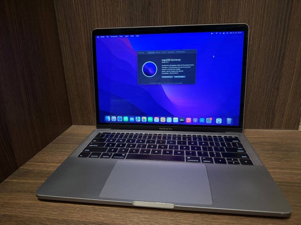 2016 Macbook Pro Retina 13" 256 GB SSD, j Akkumultor