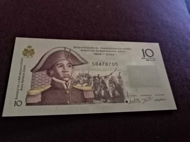 2016/ 10 Gourdes UNC Haiti (MM)