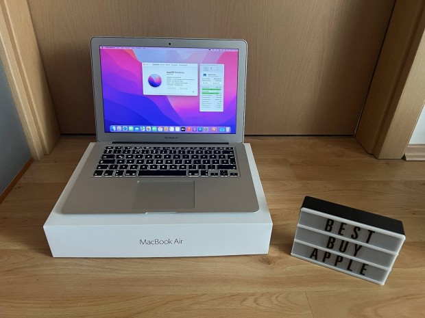 2017 Macbook Air 13 / i5 / 8GB / 128GB SSD / Magyar / 88% Aksival