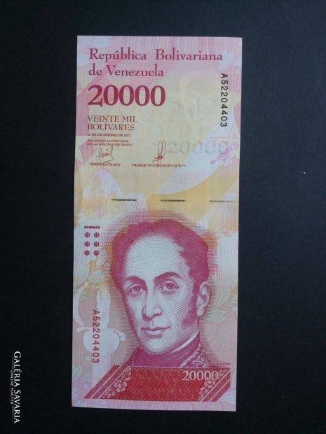 2017 / 20000 Bolivares UNC Venezuela (MM)