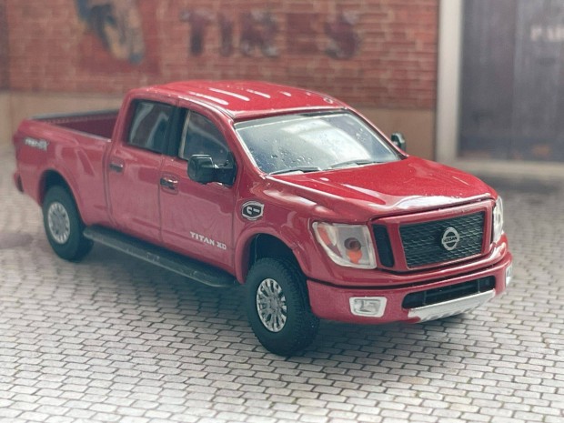 2018 Nissan Titan XD Pro modell aut- Greenlight 1:64-es mret