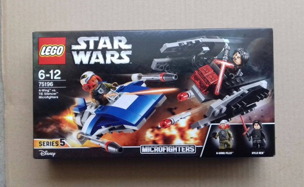 2018: Bontatlan Star Wars LEGO 75196 A-Wing Kylo Ren TIE Microfighter