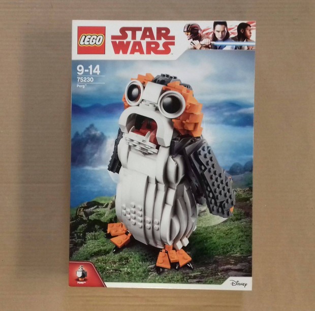 2018: Bontatlan Star Wars LEGO 75230 Porg. Utnvt GLS Foxpost Posta