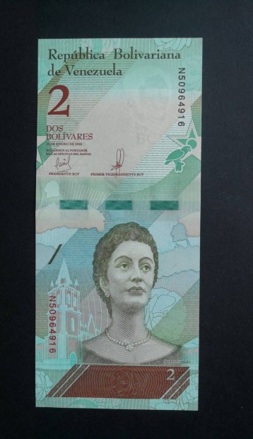 2018 / 2 Bolivares UNC Venezuela (MM)