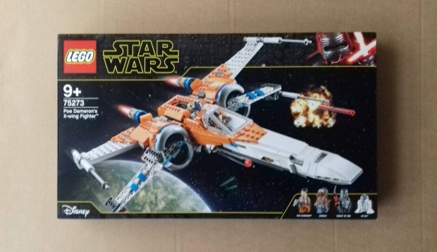2020: Bontatlan Star Wars LEGO 75273 Poe Dameron Y-szárnyúja utánvét G