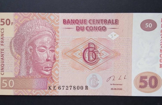 2020 / 50 Francs UNC Kong (M1)
