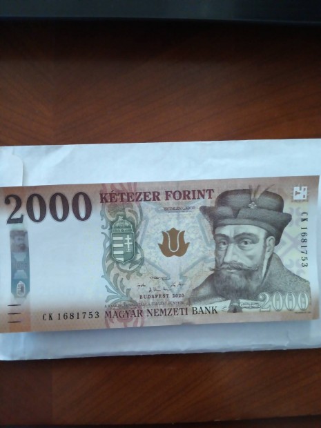 2020 bankjegy 2000 forint 
